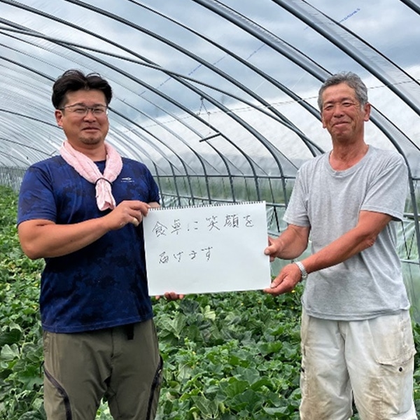 【予約販売】7月中旬から順次発送予定　吉中さんの富良野メロン・北海道富良野市の山部地区より直送（1.6kg以上2玉）